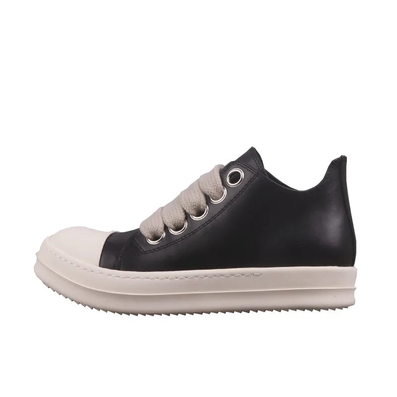 Rick Owens Style Vintage Low Top Luxury Designers Boots