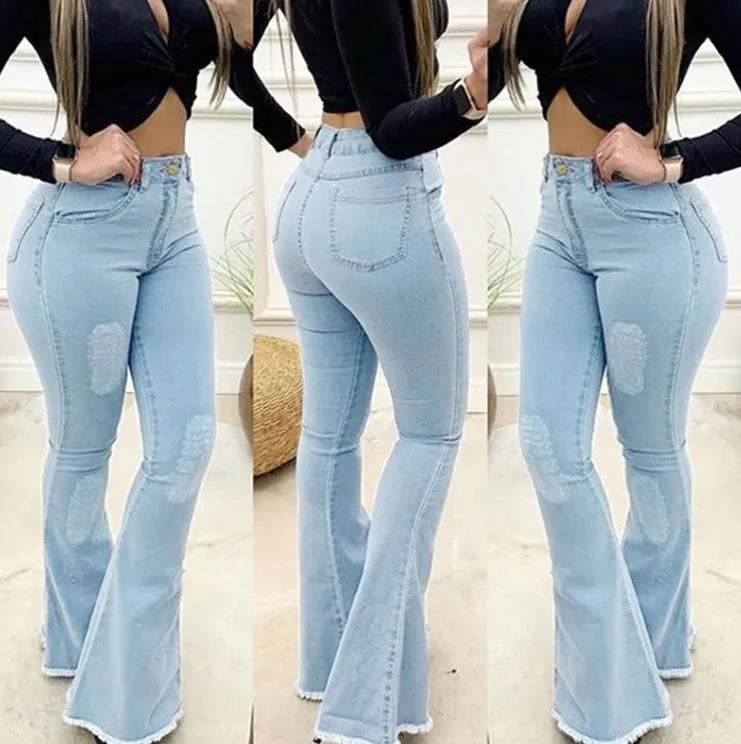 Women's  Flared Trousers Jean's
