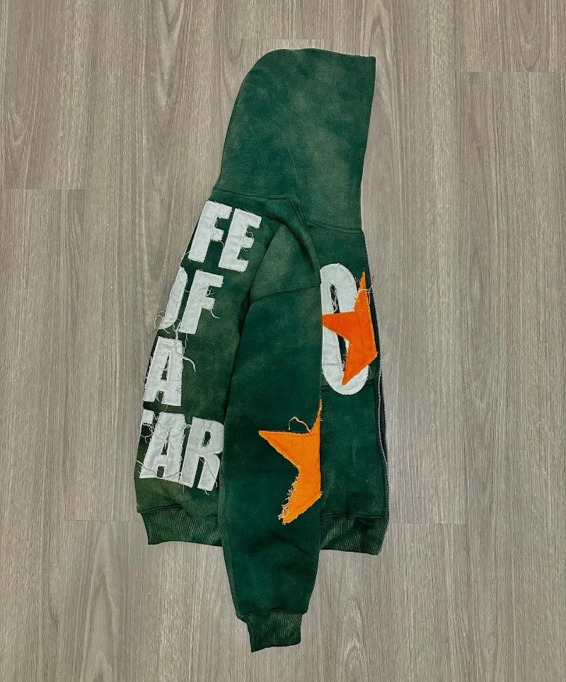 So Fly (Life of a Star) shaggy hooded coat