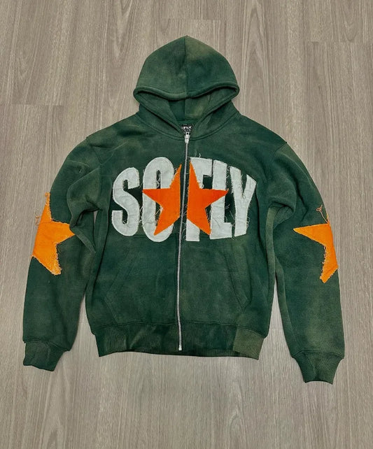 So Fly (Life of a Star) shaggy hooded coat