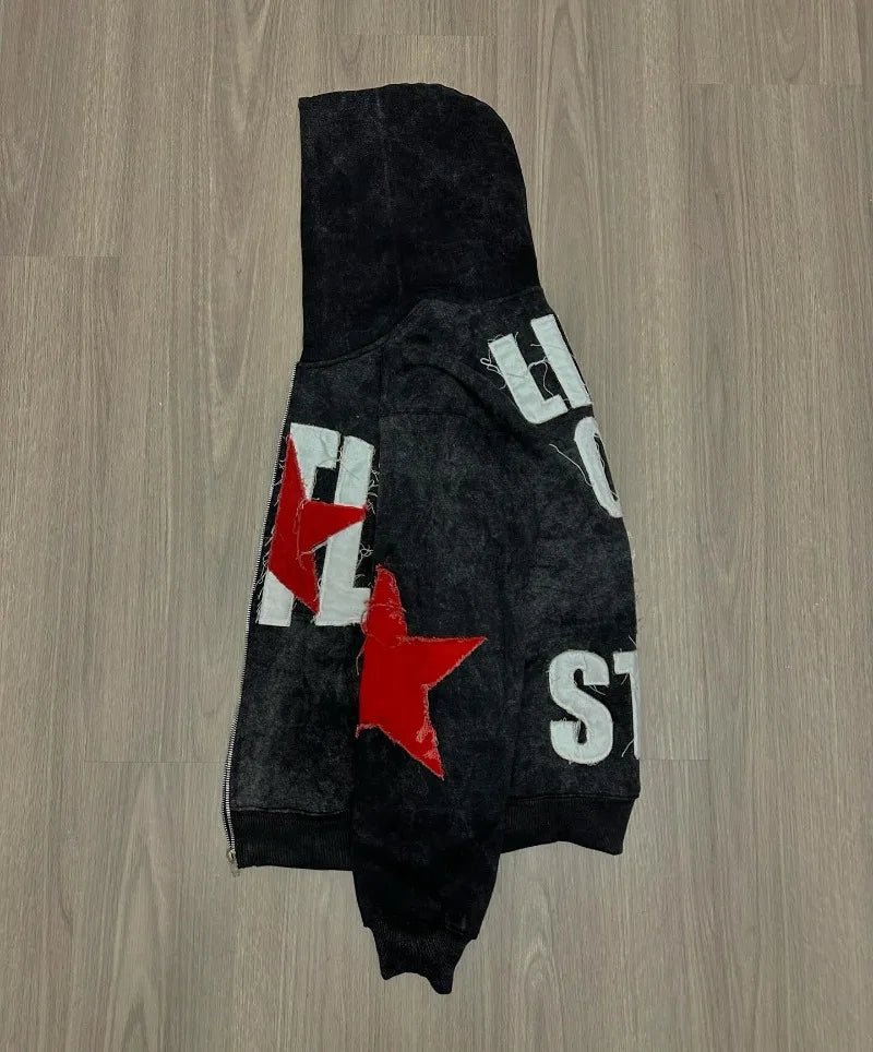 So Fly (Life of a Star) shaggy hooded coat