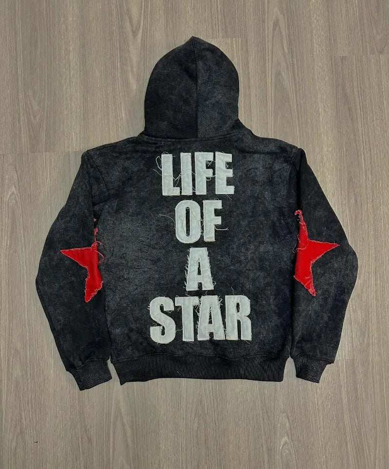 So Fly (Life of a Star) shaggy hooded coat