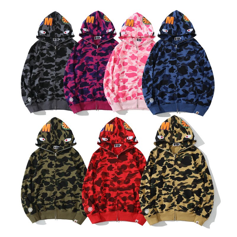 Bathing ape Full Zip hoodies